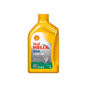 OLEO DE MOTOR SEMISSINTETICO 15W40 SHELL HELIX HX6 FLEX SN