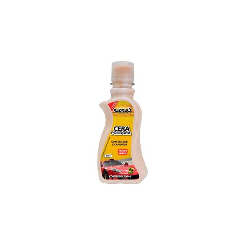 CERA LIQUIDA PRONTO BRILHO COM SILICONE E CARNAUBA 200ML RADNAQ