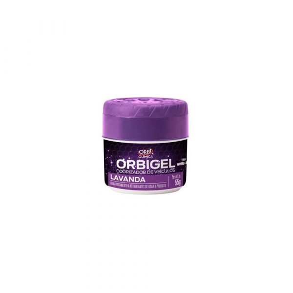 AROMATIZANTE ORBIGEL GEL LAVANDA 55G 1853 ORBI QUÍMICA