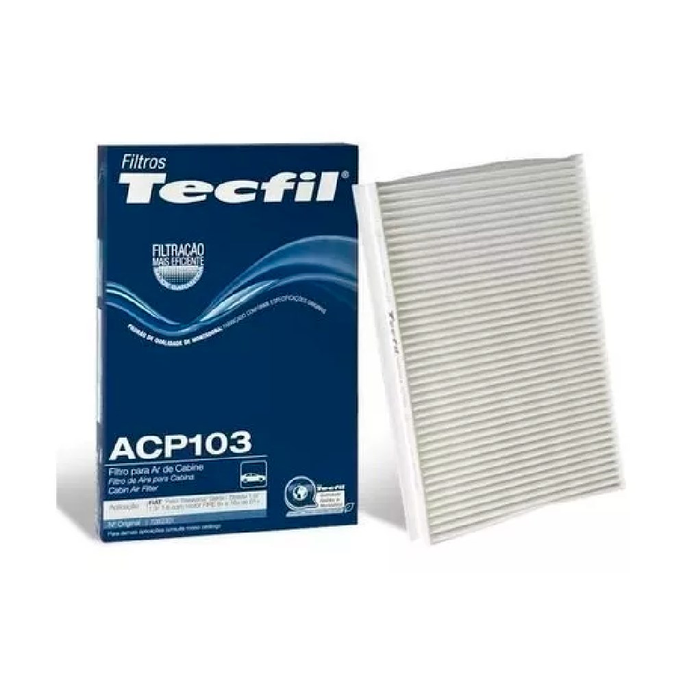 FILTRO DA CABINE AR CONDICIONADO ACP103 TECFIL