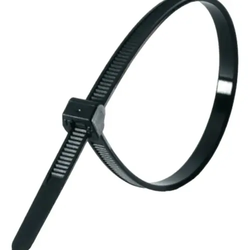 CINTA PLASTICA ABRACADEIRA NYLON ENFORCA GATO PRETA 10cm