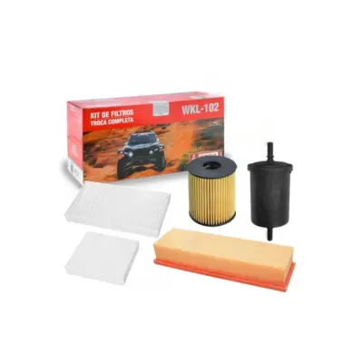 KIT FILTROS COMPLETO AR OLEO CABINE COMBUSTIVEL CITROEN C3 1.5 8v 12>17 C3 PICASSO 1.5 8v 12>17 C4 WEGA