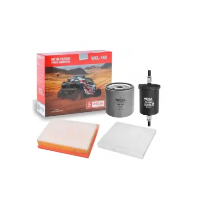 KIT FILTROS COMPLETO AR OLEO CABINE COMBUSTIVEL COBALT 1.8 8V ECONOFLEX 17>20 ONIX 1.0 1.4 8v 12>20 PRISMA 1.0 1.4 8v 13>20 SPIN 1.8 8v 16> WEGA