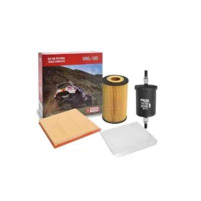 KIT FILTROS COMPLETO AR OLEO CABINE COMBUSTIVEL CRUZE LT LTZ SPORT 1.8 16v 11>17 WEGA