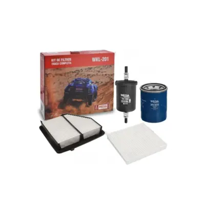 KIT FILTROS COMPLETO AR OLEO CABINE COMBUSTIVEL HONDA HR-V EX EXL LX TOURING 1.8 16v 15>19 WEGA