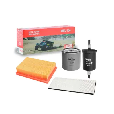 KIT FILTROS COMPLETO AR OLEO CABINE COMBUSTIVEL CELTA 1.0 8v 06>17 1.4 8v 03>06 PRISMA 1.0 8v 09>11 1.4 8v 06>09