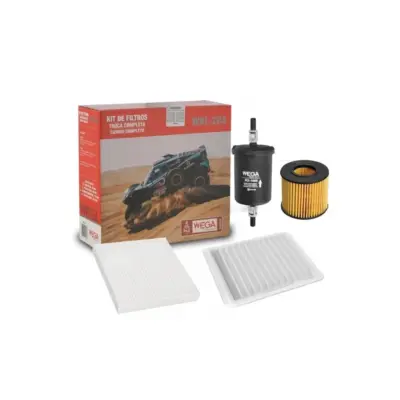 KIT FILTROS COMPLETO AR OLEO CABINE COMBUSTIVEL COROLLA ALTIS XRS 2.0 16V 10>15 COROLLA GLI UPPER 1.8 16V 14>19 WEGA