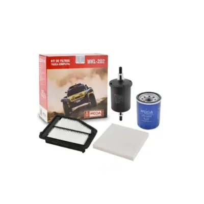 KIT FILTROS COMPLETO AR OLEO CABINE COMBUSTIVEL CIVIC EX EXL EXR LXR SPORT 1.8 16v G9 12>17 2.0 WEGA