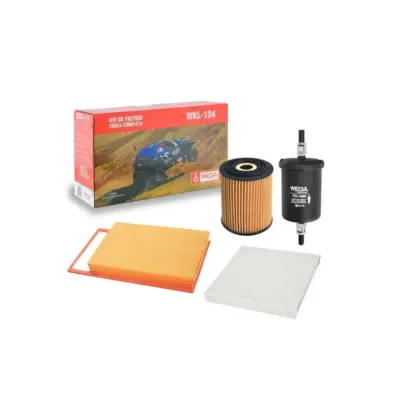 KIT FILTROS COMPLETO AR OLEO CABINE COMBUSTIVEL PALIO 1.6 16v 12>18 STRADA WEEKEND 1.6 1.8 16v WEGA
