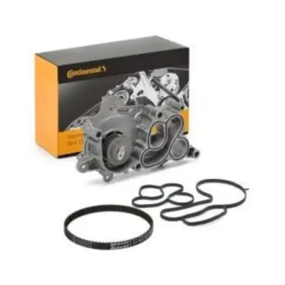 KIT CORREIA DENTADA 81 DENTES + BOMBA AGUA FOX 1.0 3CIL 1.6 16V 13> VW UP 1.0 3CIL 14> (CORREIA BANHADA EM OLEO COMANDO VALVULA BOMBA AGUA) CONTINENTAL