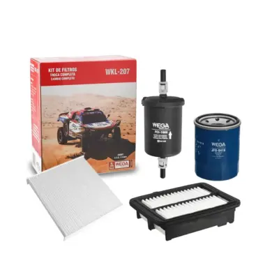 KIT FILTROS COMPLETO AR OLEO CABINE COMBUSTIVEL HONDA CITY EX EXL TOURING 1.5 16v 22>25 HR-V EXL WEGA