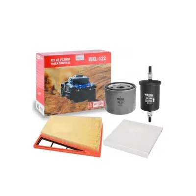 KIT FILTROS COMPLETO AR OLEO CABINE COMBUSTIVEL ARGO 1.0 3CIL 16> 1.3 8V 17> CRONOS 1.3 8V 17> WEGA
