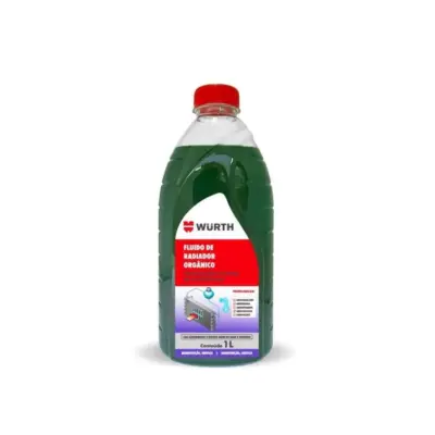 ADITIVO DE RADIADOR PRONTO PARA USO ORGANICO VERDE 1 LITRO WURTH